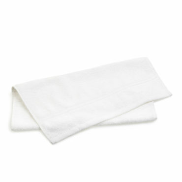 Classic White Towel by Parpa Mono